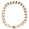 9ct Yellow Gold Curb Bracelet 8"