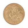 1908 Edward VII Large Head UK Half Sovereign Coin