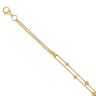 22ct Yellow Gold Duo Bead Strand Bracelet 7"