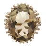 9ct Yellow Gold Smoky Quartz Fancy Ring