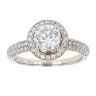 18ct White Gold 1.65ct Diamond Cluster Ring