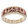 9ct Yellow and Rose Gold Clogau Cariad Signet Ring