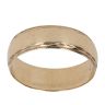 9ct Yellow Gold Patterned Wedding Band 6.8mm