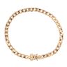 9ct Yellow Gold Curb Bracelet 8"