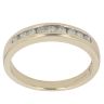 9ct Yellow Gold 0.25ct Brilliant Cut Diamond Half Eternity Ring