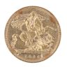 1896 Victoria Old Head UK Half Sovereign Coin