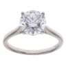 18ct White Gold 2.00ct Brilliant Cut Lab Grown Diamond Solitaire Ring