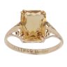 9ct Yellow Gold Citrine Single Stone Ring