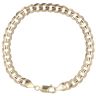 9ct Yellow Gold Curb Bracelet 9"
