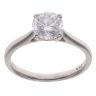 9ct White Gold 1.00ct Brilliant Cut Lab Grown Diamond Solitaire Ring