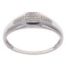 9ct White Gold 0.10ct Brilliant Cut Diamond Cluster Ring