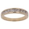18ct Yellow Gold 0.50ct Brilliant Cut Diamond Half Eternity Ring
