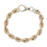 9ct Yellow Gold Rope Bracelet 8.5"