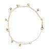 9ct Yellow Gold Fancy Duo Chain Disc Bracelet 8"