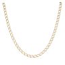9ct Yellow Gold Curb Chain 18"