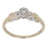 9ct Yellow Gold 0.10ct Brilliant Cut Diamond Solitaire Ring