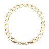 9ct Yellow Gold Curb Bracelet 8.5"