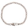 Unique & Co Stainless Steel Button Bracelet 8"