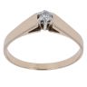 9ct Yellow Gold 0.10ct Brilliant Cut Diamond Solitaire Ring