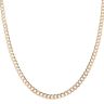 9ct Yellow Gold Diamond Cut Curb Chain 20"