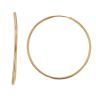 22ct Yellow Gold Plain Hoop Earrings