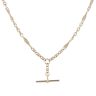 9ct Yellow Gold Barrel and Twist Albert Chain 18"