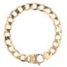 9ct Yellow Gold Curb Bracelet 9"