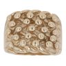 9ct Yellow Gold Five Row Keeper Ring