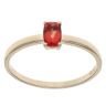 9ct Yellow Gold Garnet Single Stone Ring