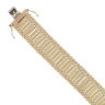 9ct Yellow Gold Textured Bar Fancy Bracelet 7.5"