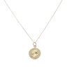 9ct Yellow Gold Fancy Coin Pendant and Chain 16"