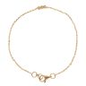 22ct Yellow Gold Trio Bead Fancy Bracelet 7"