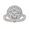 18ct White Gold 1.99ct Brilliant Cut Diamond Cluster Ring