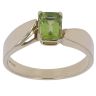 9ct Yellow Gold Peridot Single Stone Ring