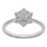 18ct White Gold 0.75ct Brilliant Cut Diamond Daisy Cluster Ring