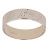 18ct White Gold 5.1mm Patterned Wedding Band