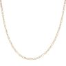 9ct Yellow Gold Rectangle Fancy Chain 18"