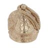 9ct Yellow Gold Patterned Saddle Ring