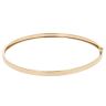 9ct Yellow Gold Patterned Hinged Bangle