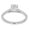 Platinum 0.70ct Brilliant Cut Diamond Solitaire Ring