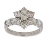 Platinum 2.00ct Brilliant Cut Diamond Cluster Ring