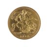 1898 Victoria Old Head UK Half Sovereign Coin