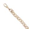 9ct Yellow Gold Patterned Belcher Bracelet 6.5"