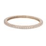 14ct Yellow And White Gold 7.00ct Brilliant Cut Diamond Bangle