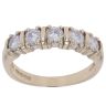 9ct Yellow Gold Moissanite Five Stone Ring
