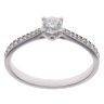 18ct White Gold 0.65ct Brilliant Cut Diamond Solitaire Ring