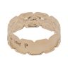 9ct Yellow Gold Patterned 6mm Wedding Band