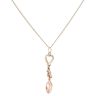 9ct Yellow and Rose Gold Clogau Lovespoon Pendant and Chain 18"