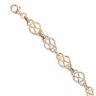 14ct Yellow and White Gold Celtic Fancy Bracelet 8"