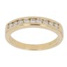 18ct Yellow Gold 0.25ct Brilliant Cut Diamond Half Eternity Ring